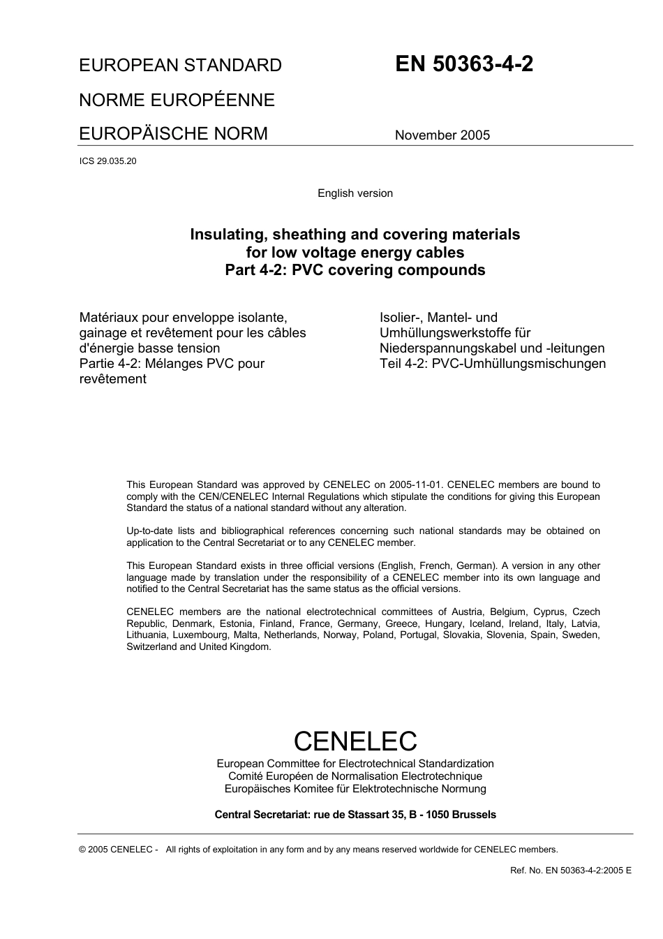 BS EN 50363-4-2-2005 (2006).pdf_第3页