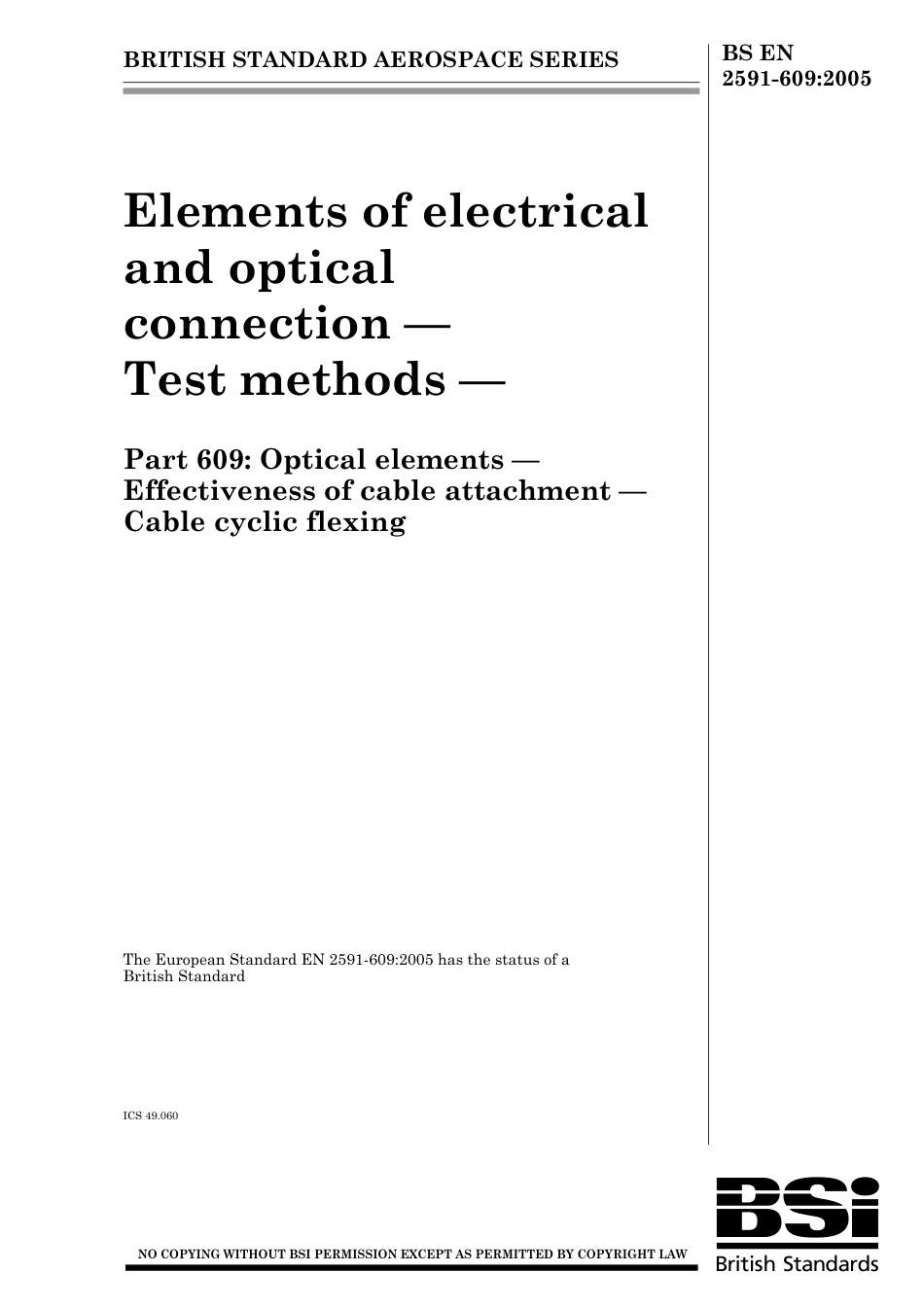 BS EN 02591-609-2005 (2006).pdf_第1页