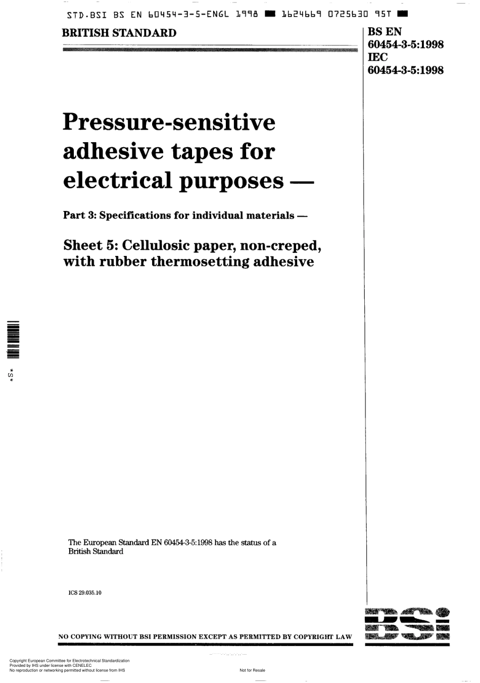 BS EN 60454-3-5-1998 scan.pdf_第1页