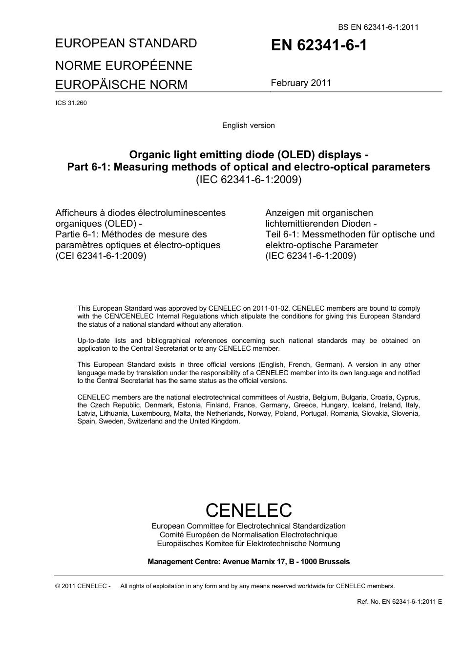 BS EN 62341-6-1-2011.pdf_第3页