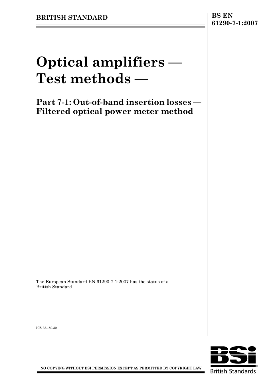 BS EN 61290-7-1-2007.pdf_第1页