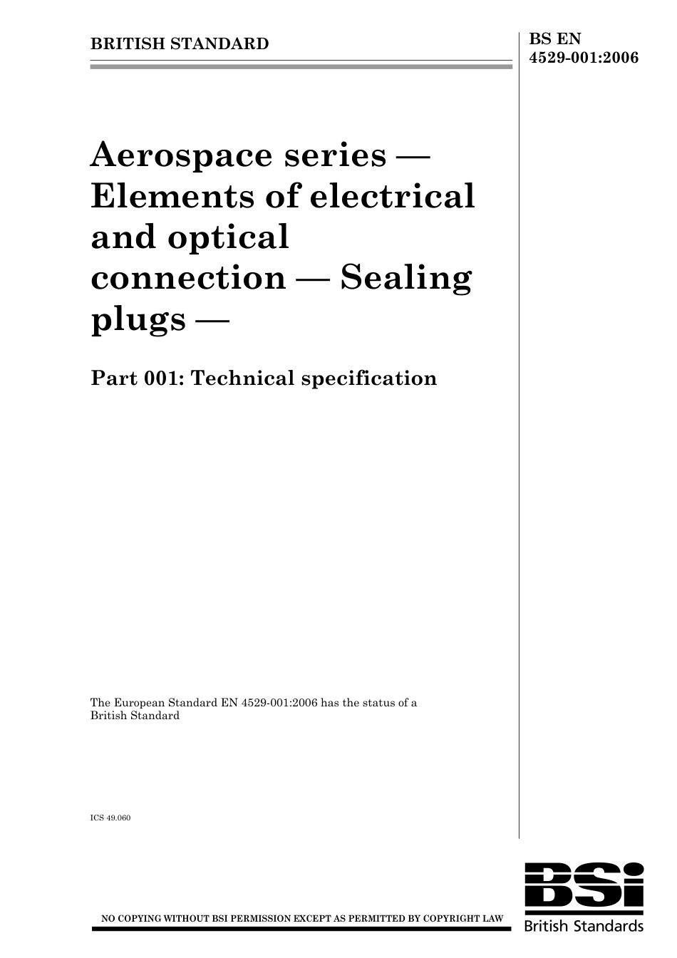 BS EN 04529-001-2006.pdf_第1页