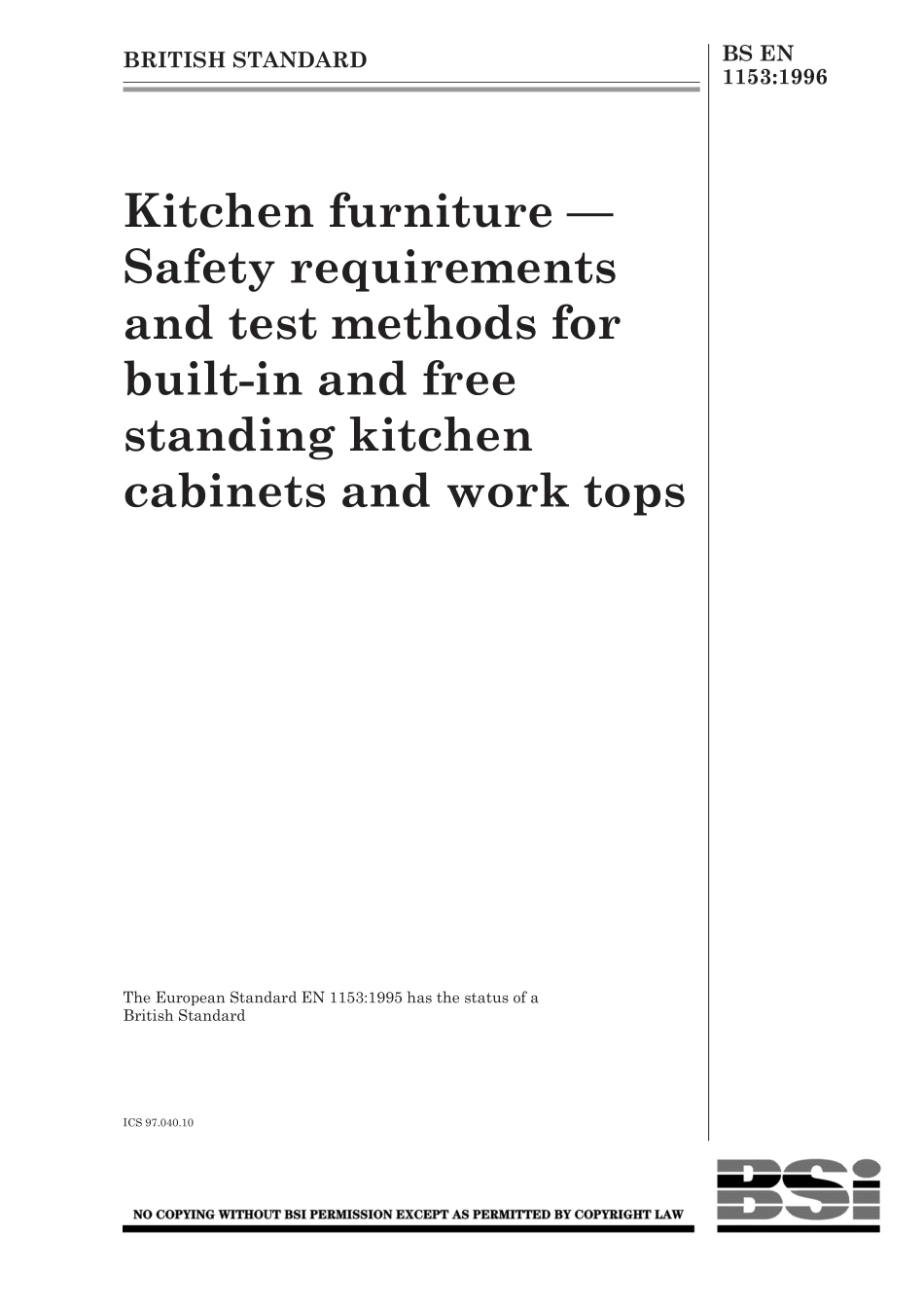 BS EN 01153-1996 (1999).pdf_第1页