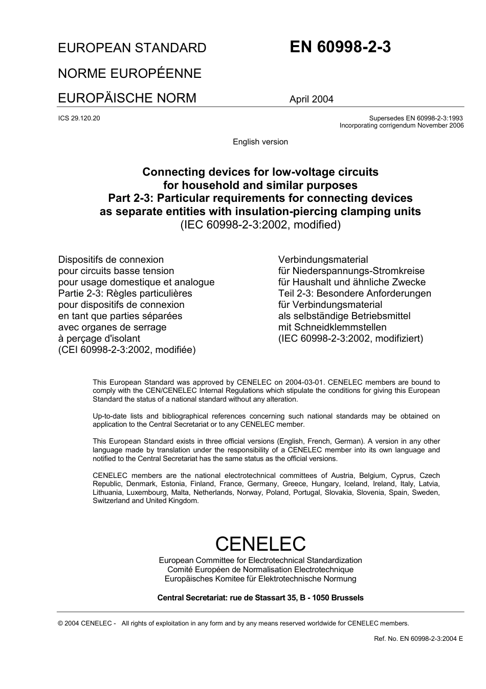 BS EN 60998-2-3-2004 (2007).pdf_第3页