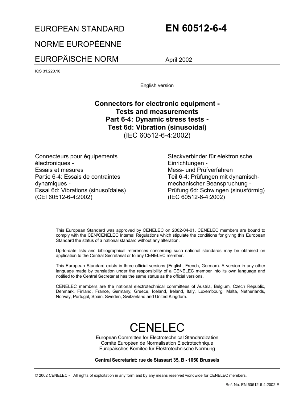 BS EN 60512-6-4-2002.pdf_第3页