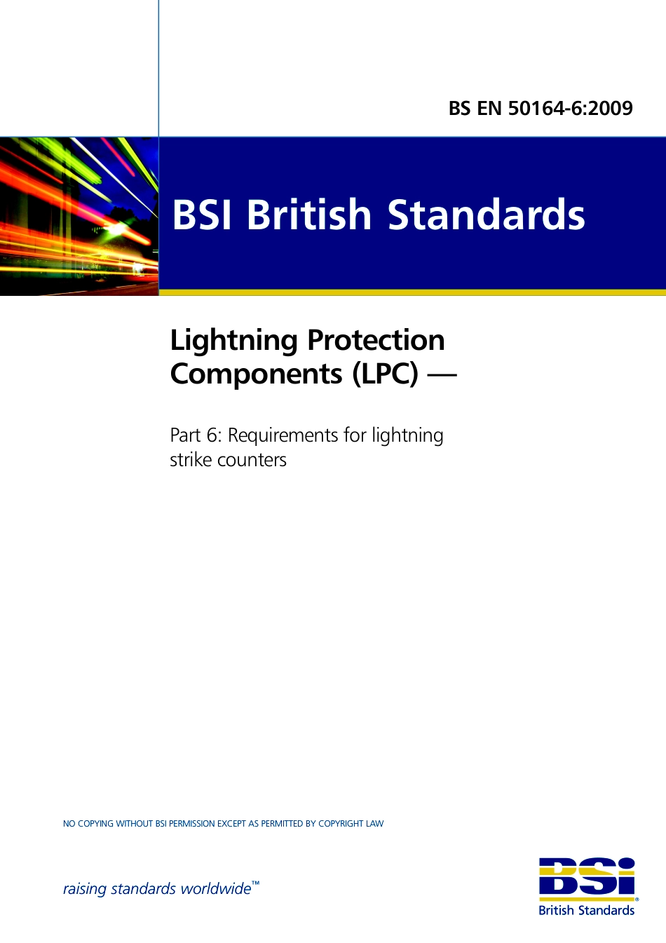 BS EN 50164-6-2009.pdf_第1页