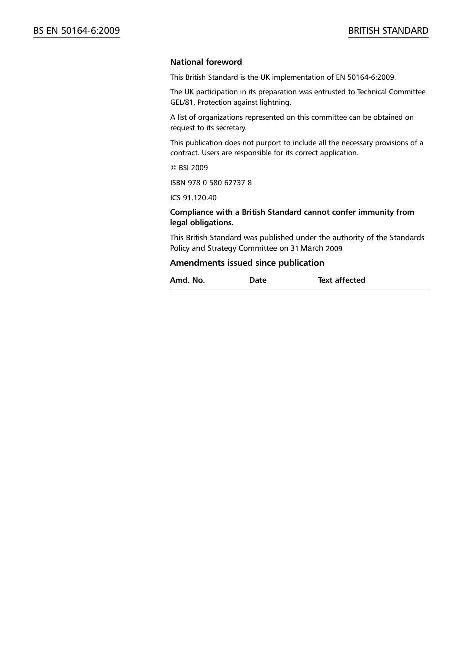 BS EN 50164-6-2009.pdf_第2页