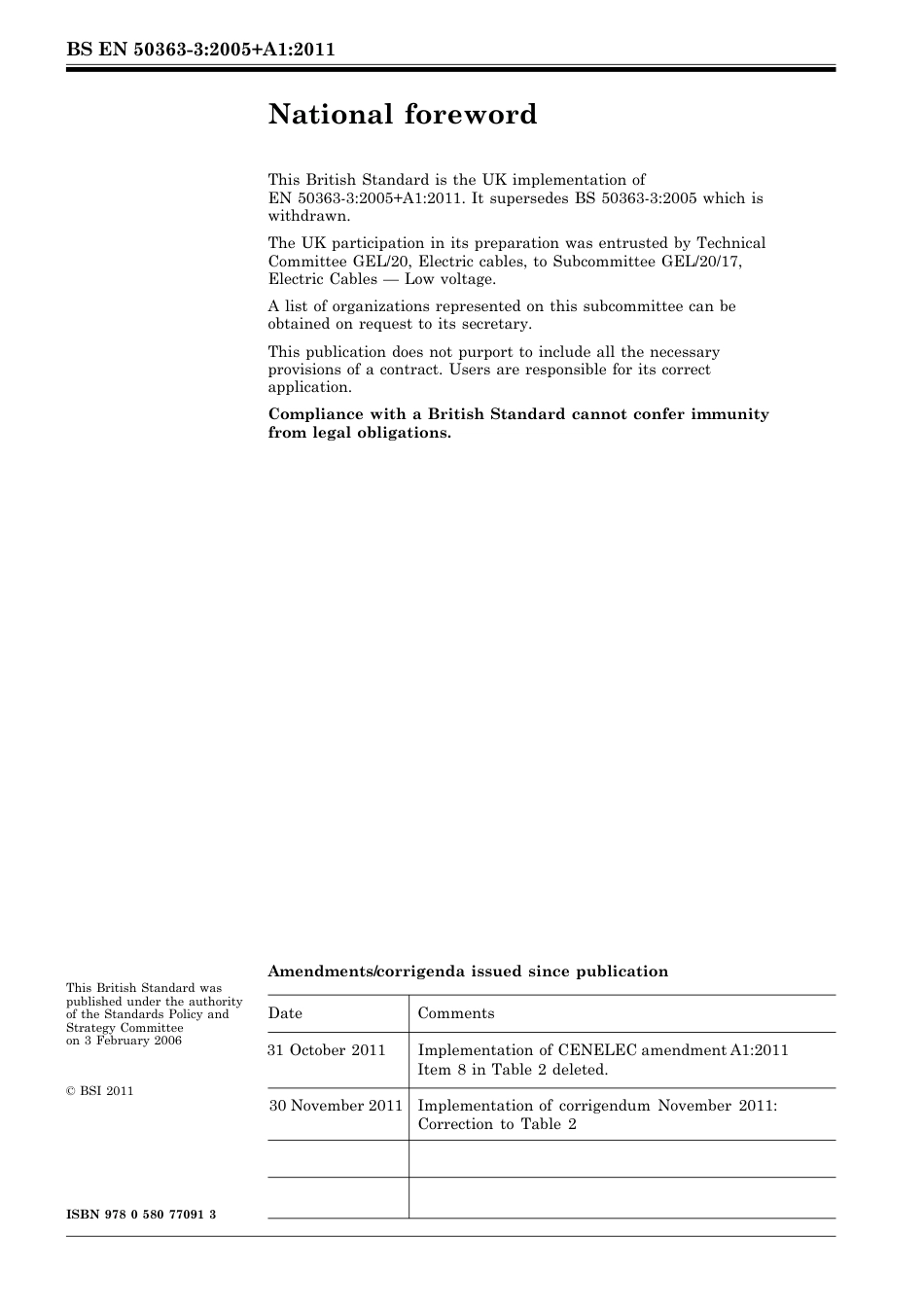 BS EN 50363-3-2005 + A1-2011.pdf_第2页