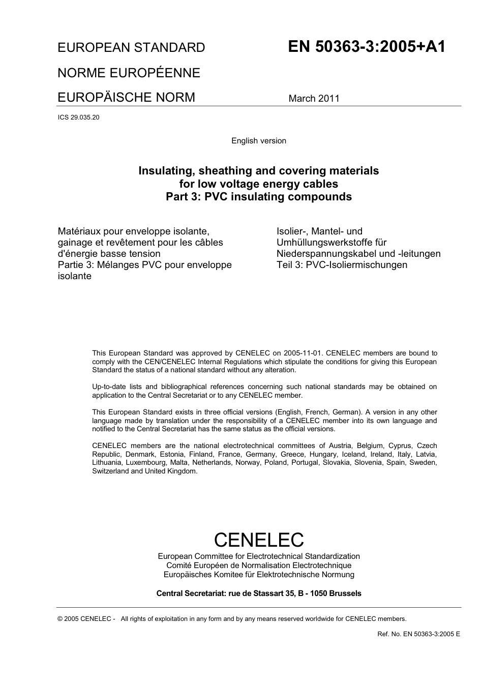 BS EN 50363-3-2005 + A1-2011.pdf_第3页