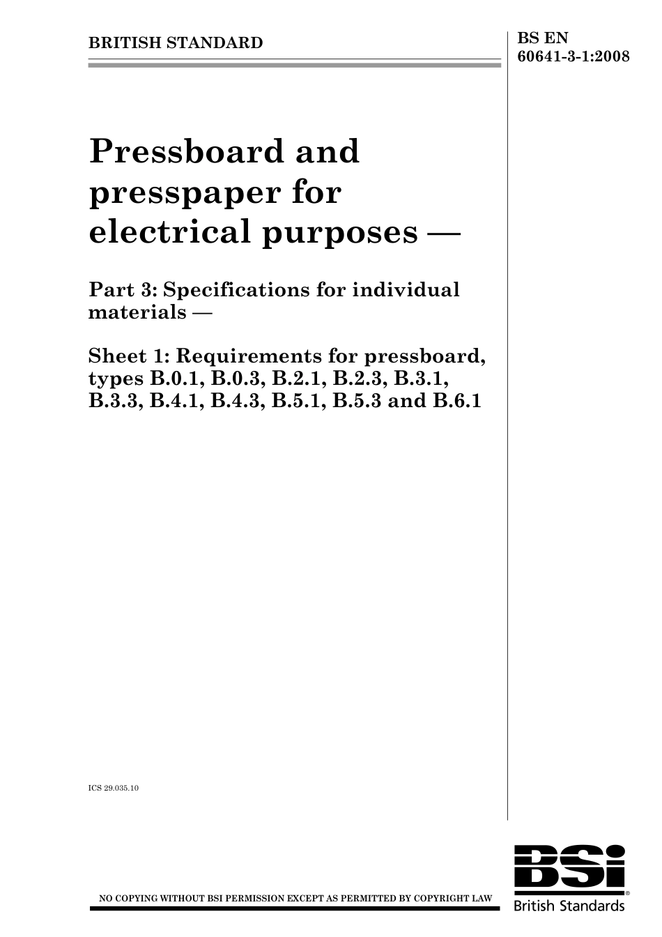 BS EN 60641-3-1-2008.pdf_第1页