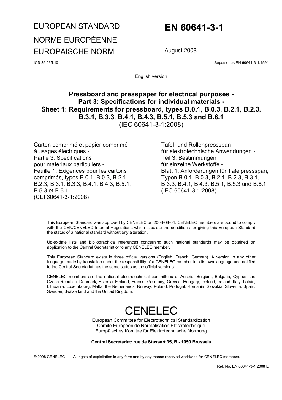 BS EN 60641-3-1-2008.pdf_第3页