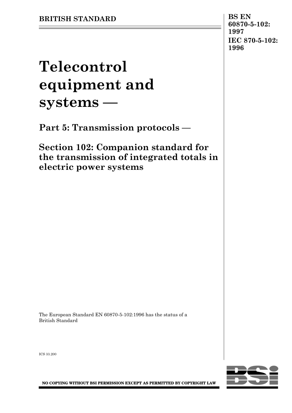 BS EN 60870-5-102-1997.pdf_第1页