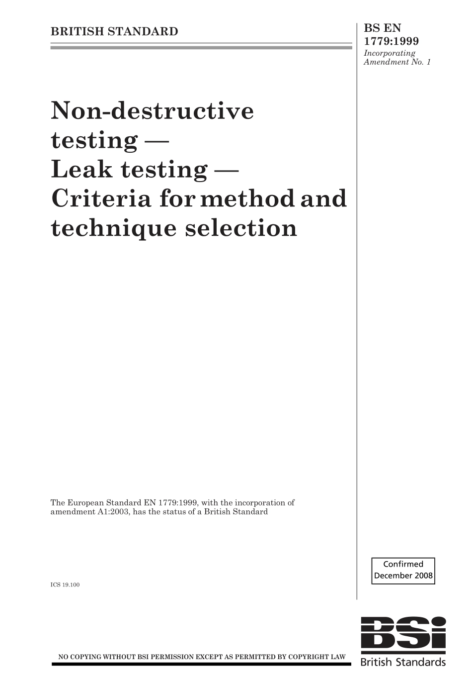 BS EN 01779-1999 (2008).pdf_第1页