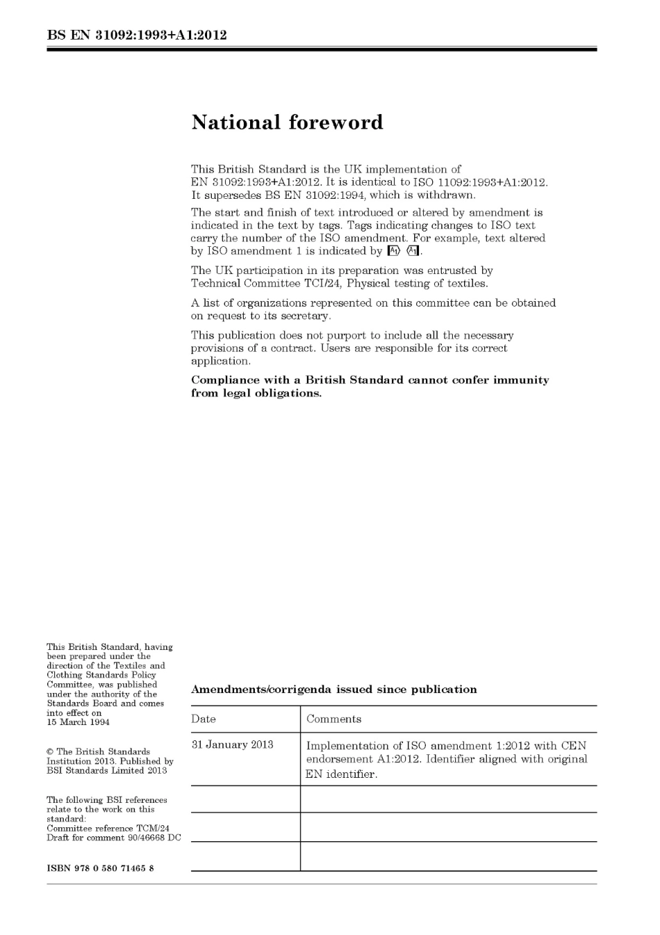 BS EN 31092-1993 + A1-2012 (ISO 11092-1993) scan.pdf_第2页