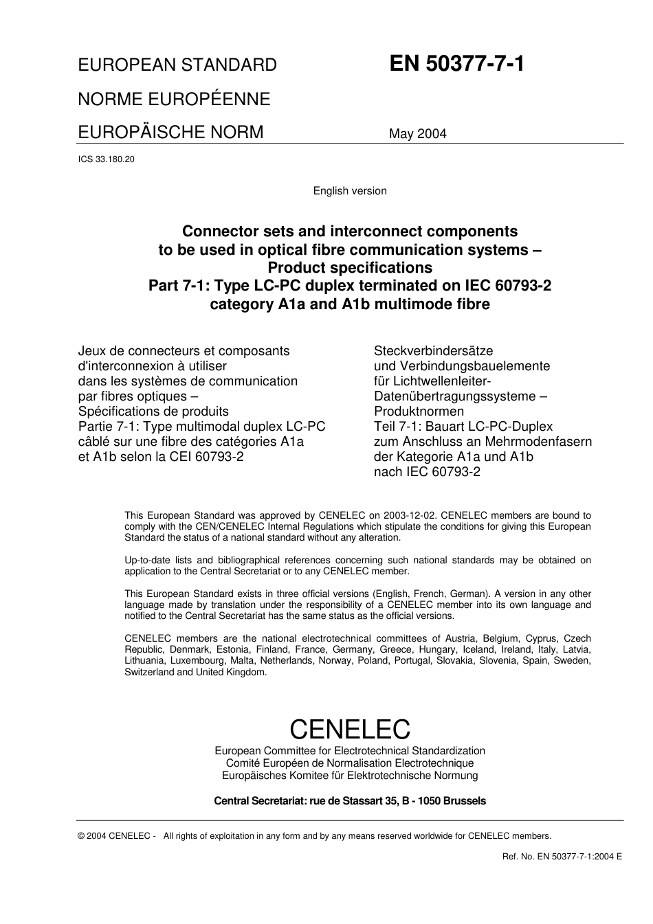 BS EN 50377-7-1-2004.pdf_第3页