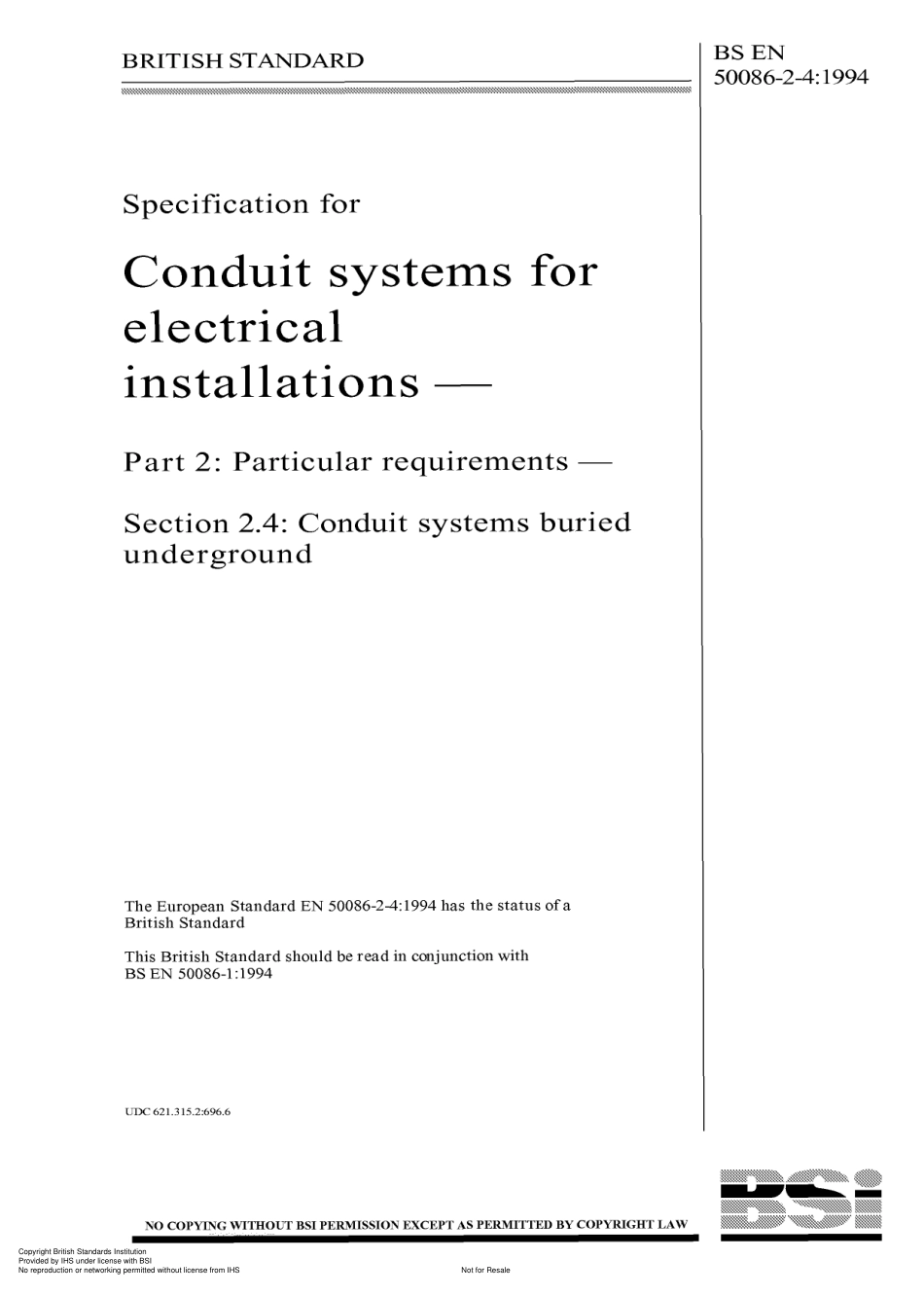 BS EN 50086-2-4-1994 (1999).pdf_第1页