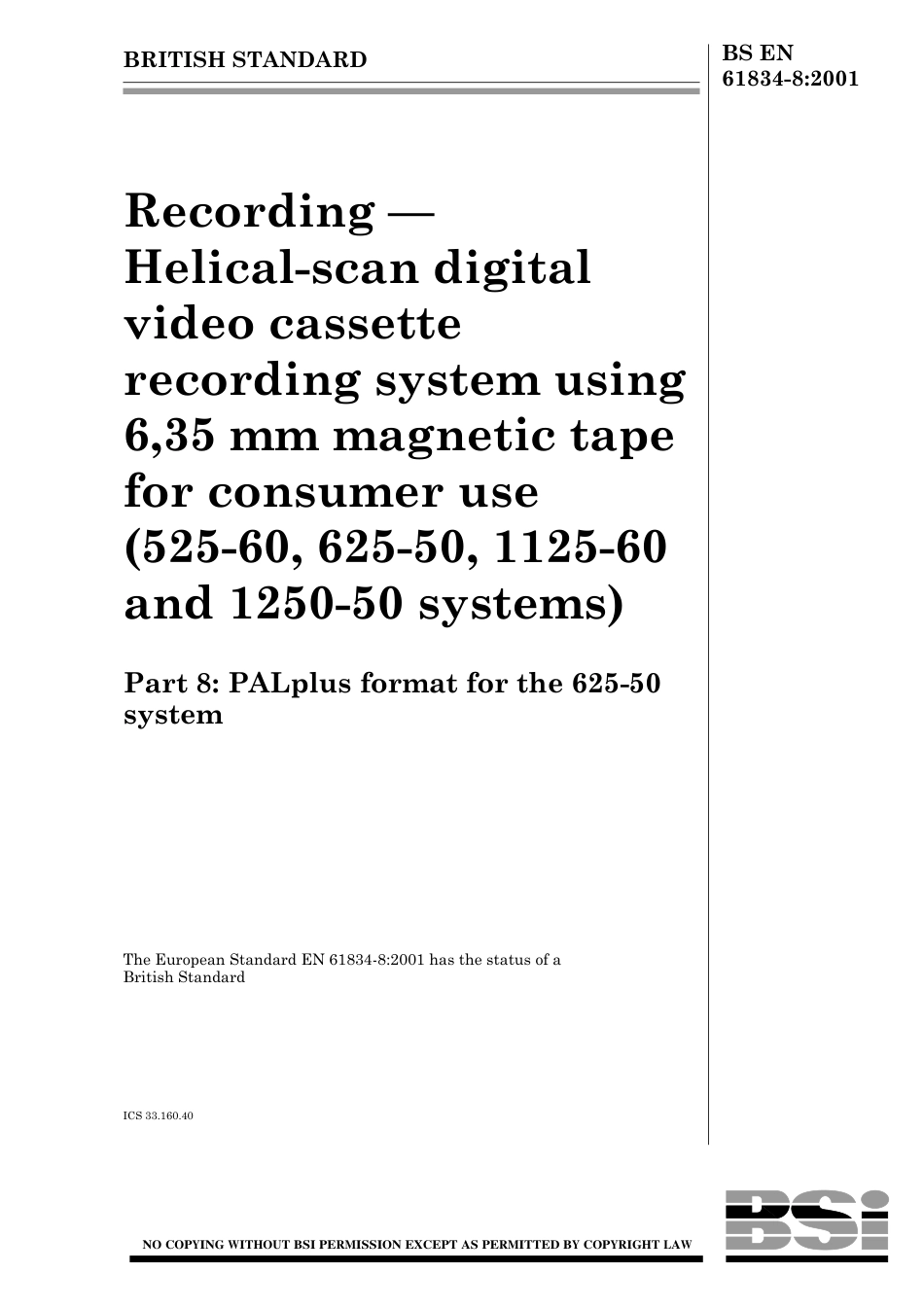 BS EN 61834-8-2001.pdf_第1页