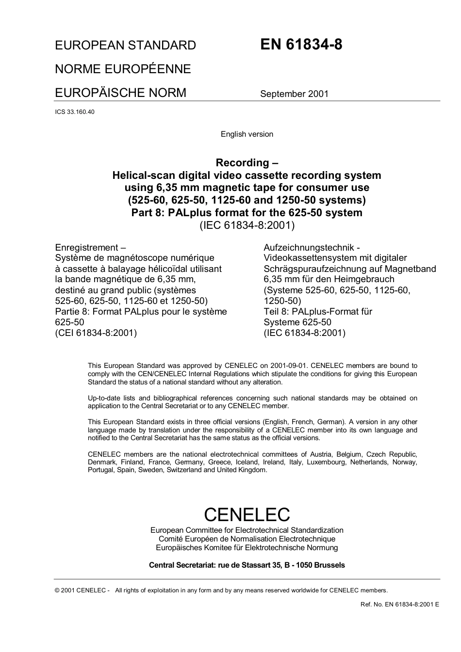 BS EN 61834-8-2001.pdf_第3页