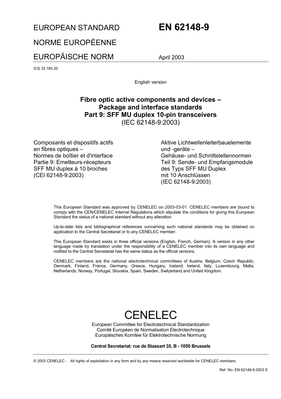 BS EN 62148-9-2003.pdf_第3页