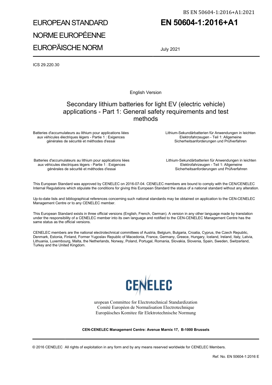 BS EN 50604-1-2016 + A1-2021.pdf_第3页