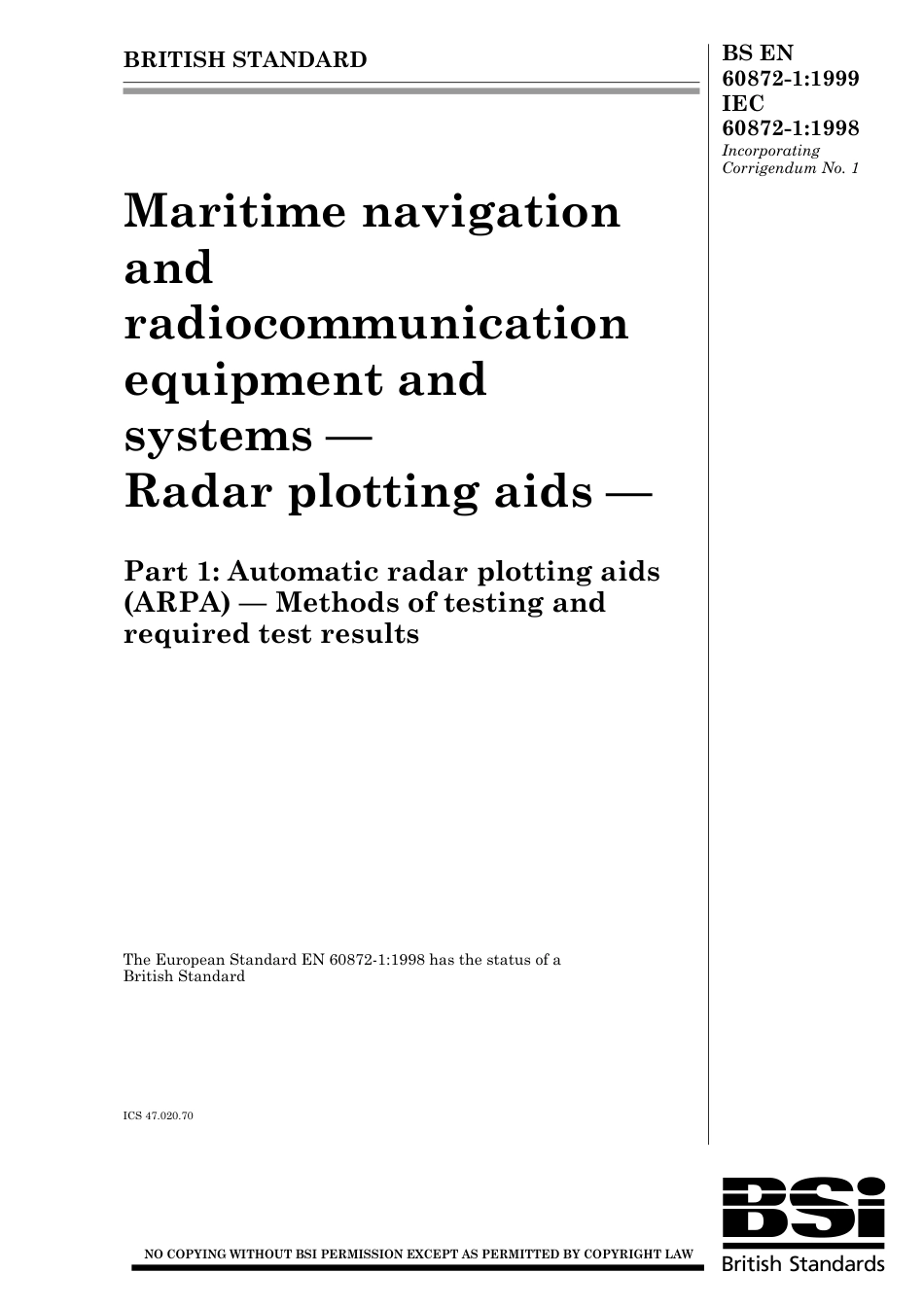 BS EN 60872-1-1999 (2006).pdf_第1页