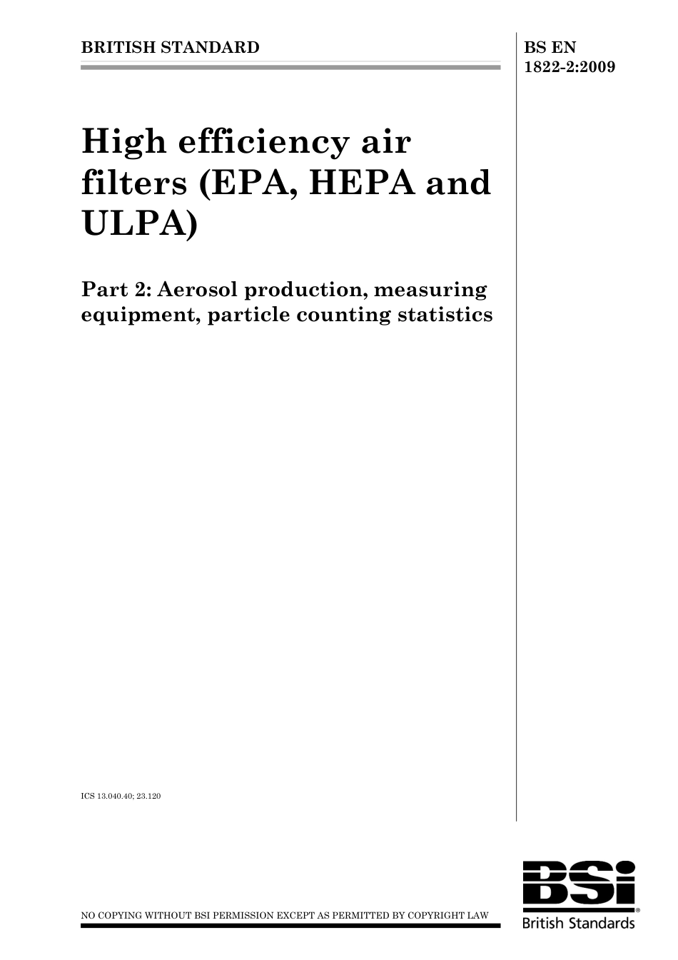 BS EN 01822-2-2009.pdf_第1页