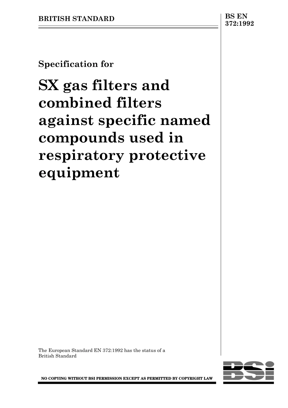 BS EN 00372-1992 (1999).pdf_第1页