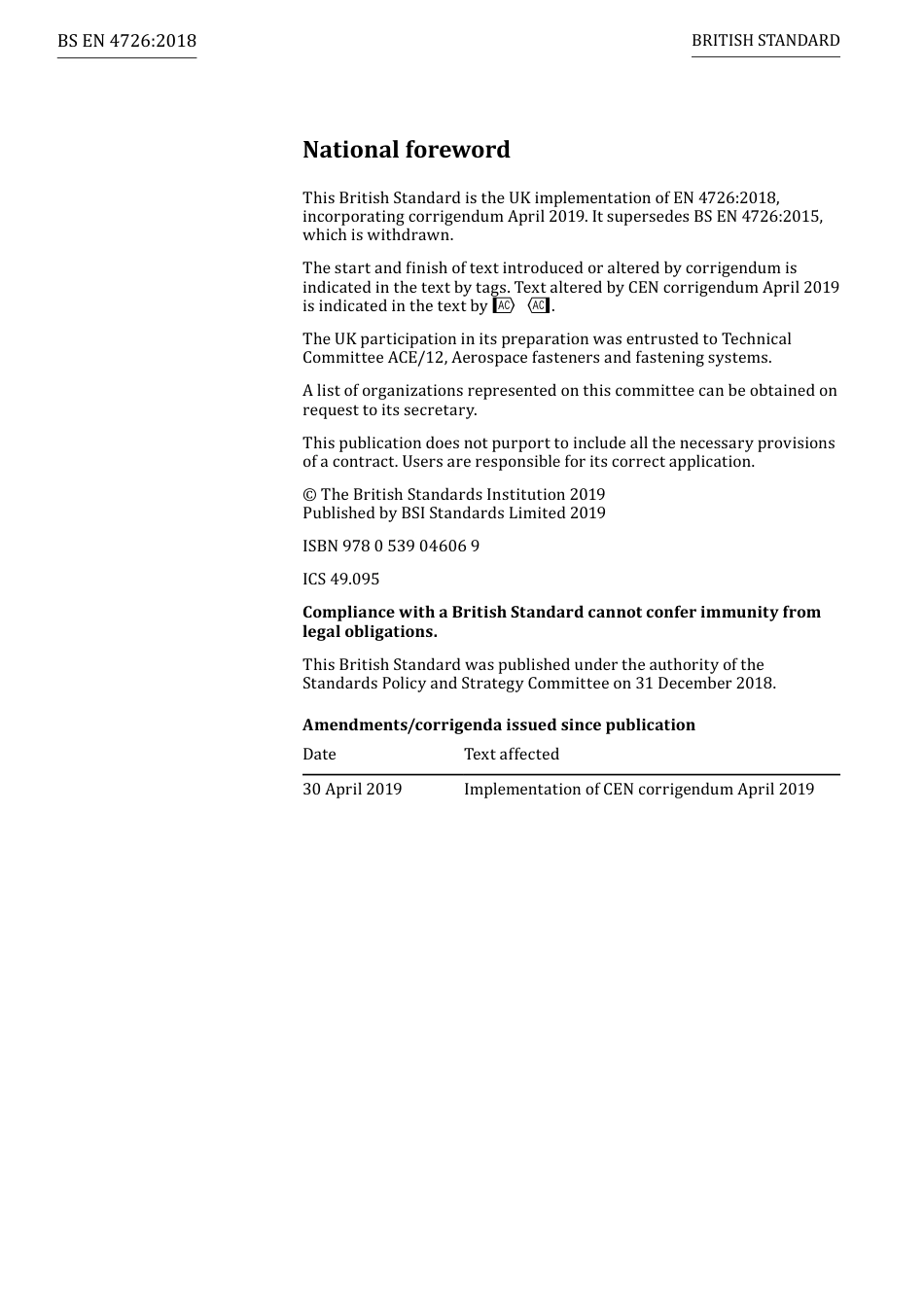 BS EN 04726-2018 (2019).pdf_第2页