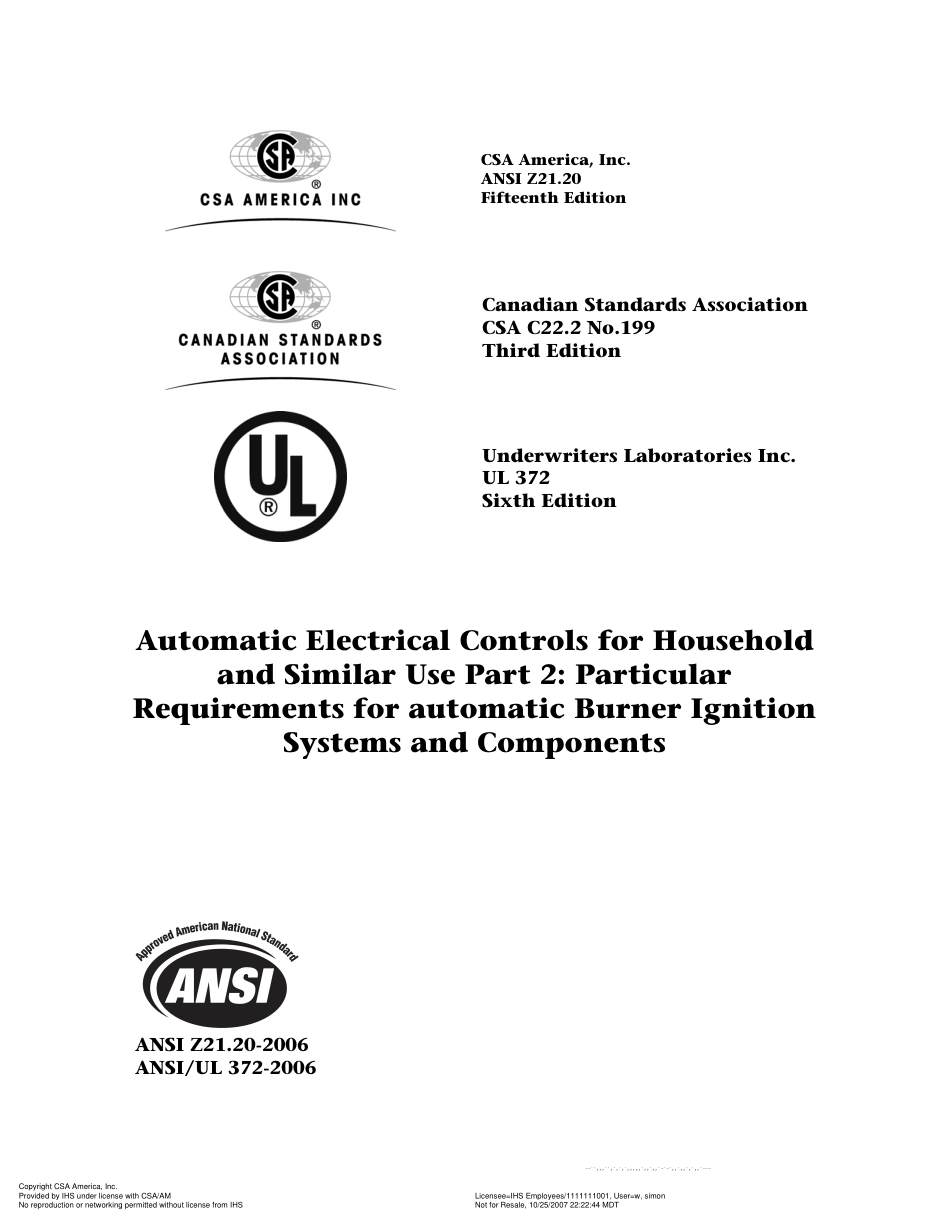 ANSI Z21.20-2007 Particular Requirements for Automatic Burner Ignition.pdf_第3页