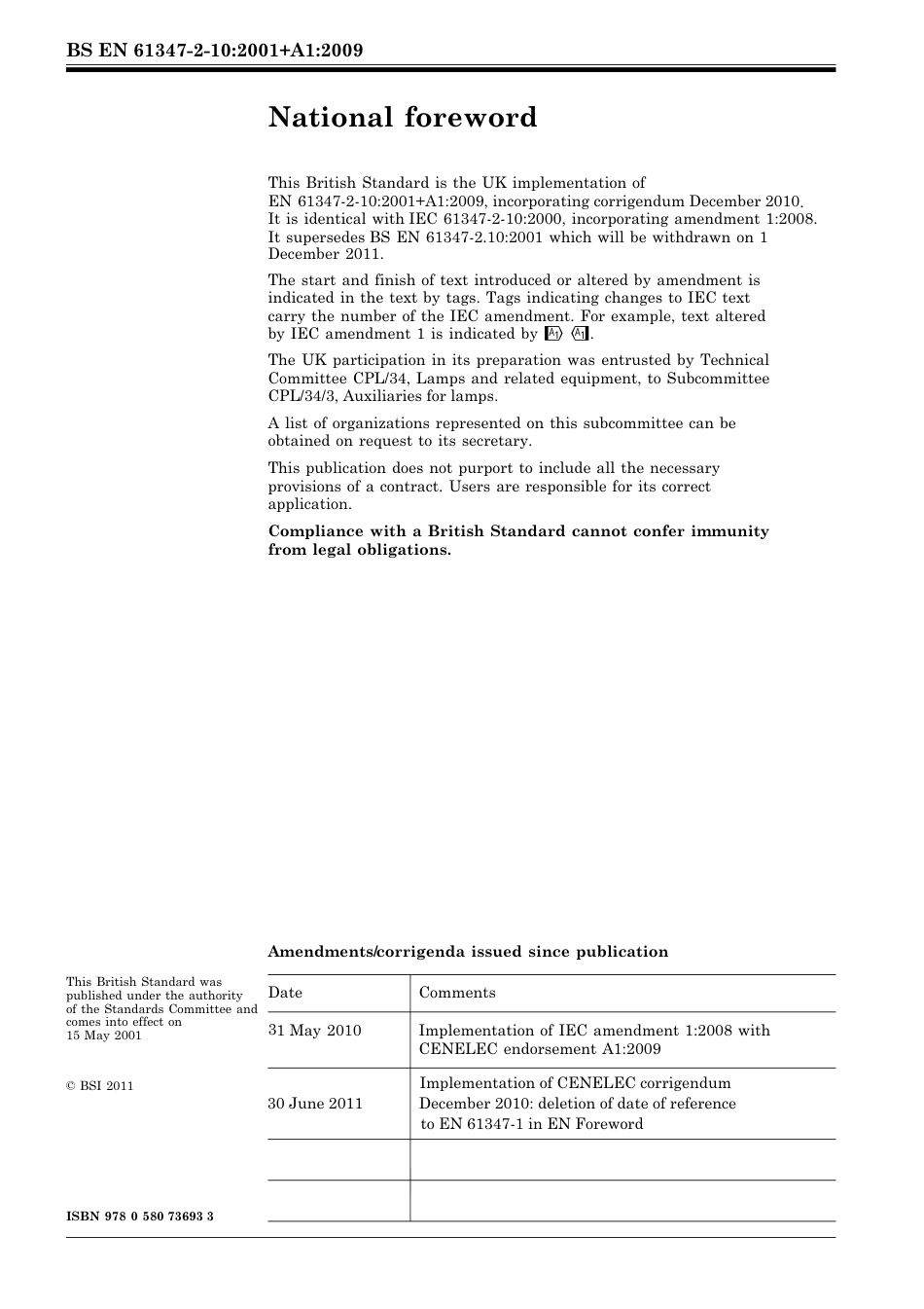 BS EN 61347-2-10-2001 + A1-2009.pdf_第2页