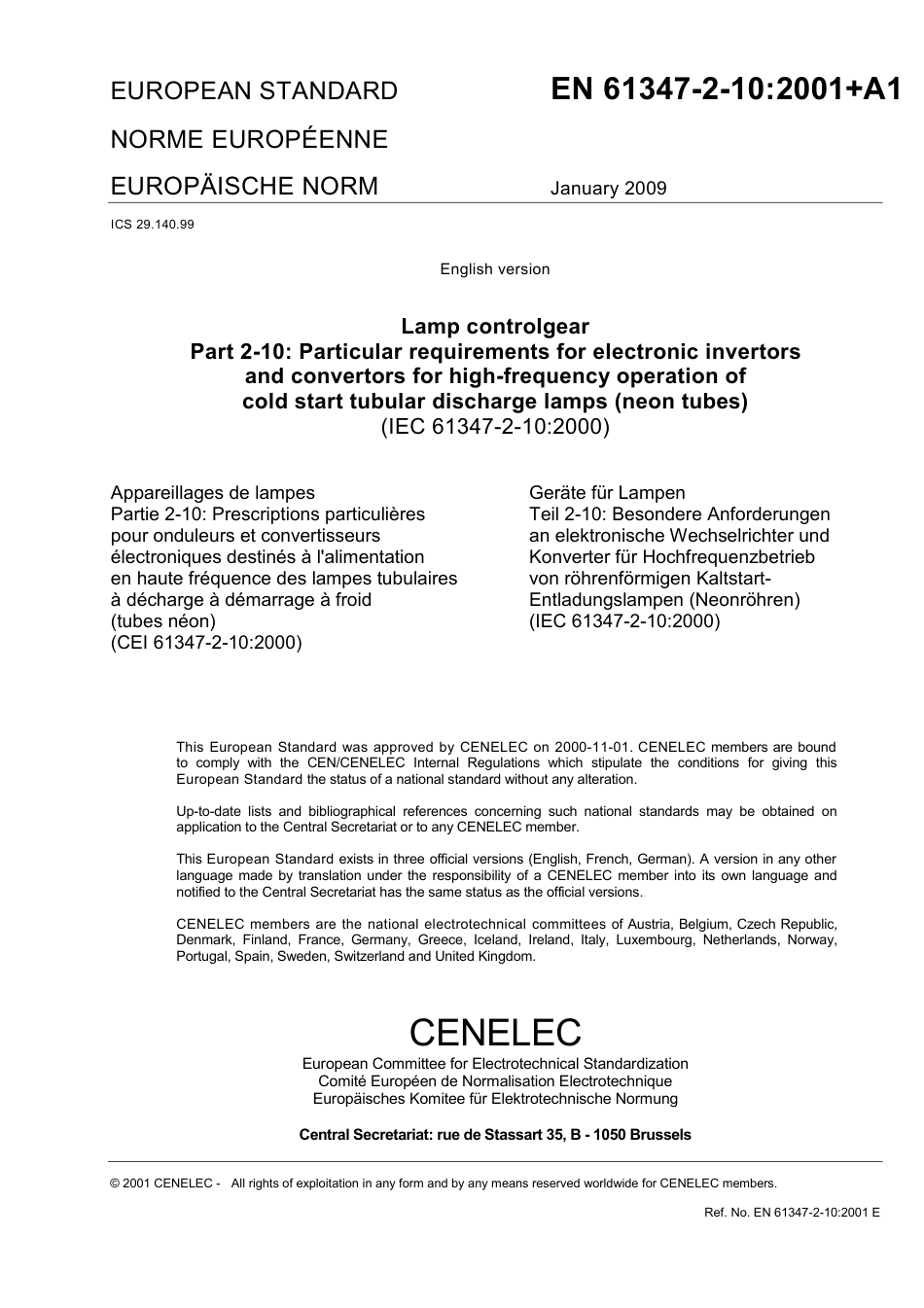 BS EN 61347-2-10-2001 + A1-2009.pdf_第3页