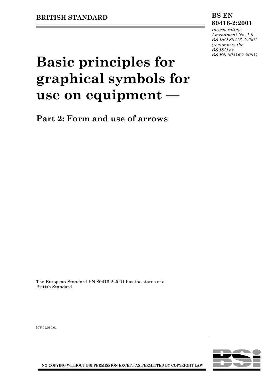 BS EN 80416-2-2001 (2002).pdf_第1页