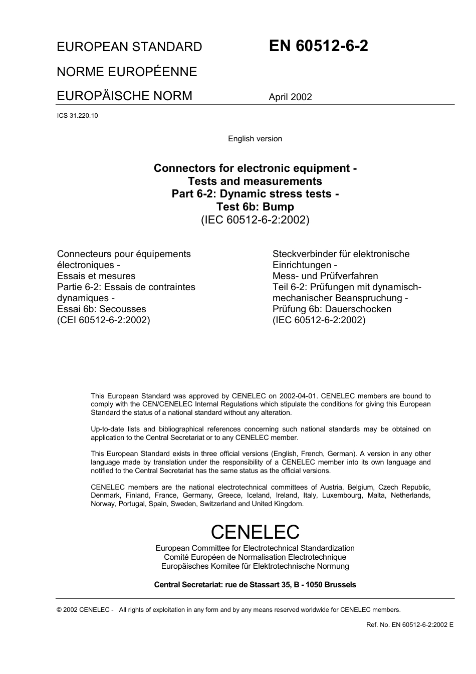 BS EN 60512-6-2-2002.pdf_第3页