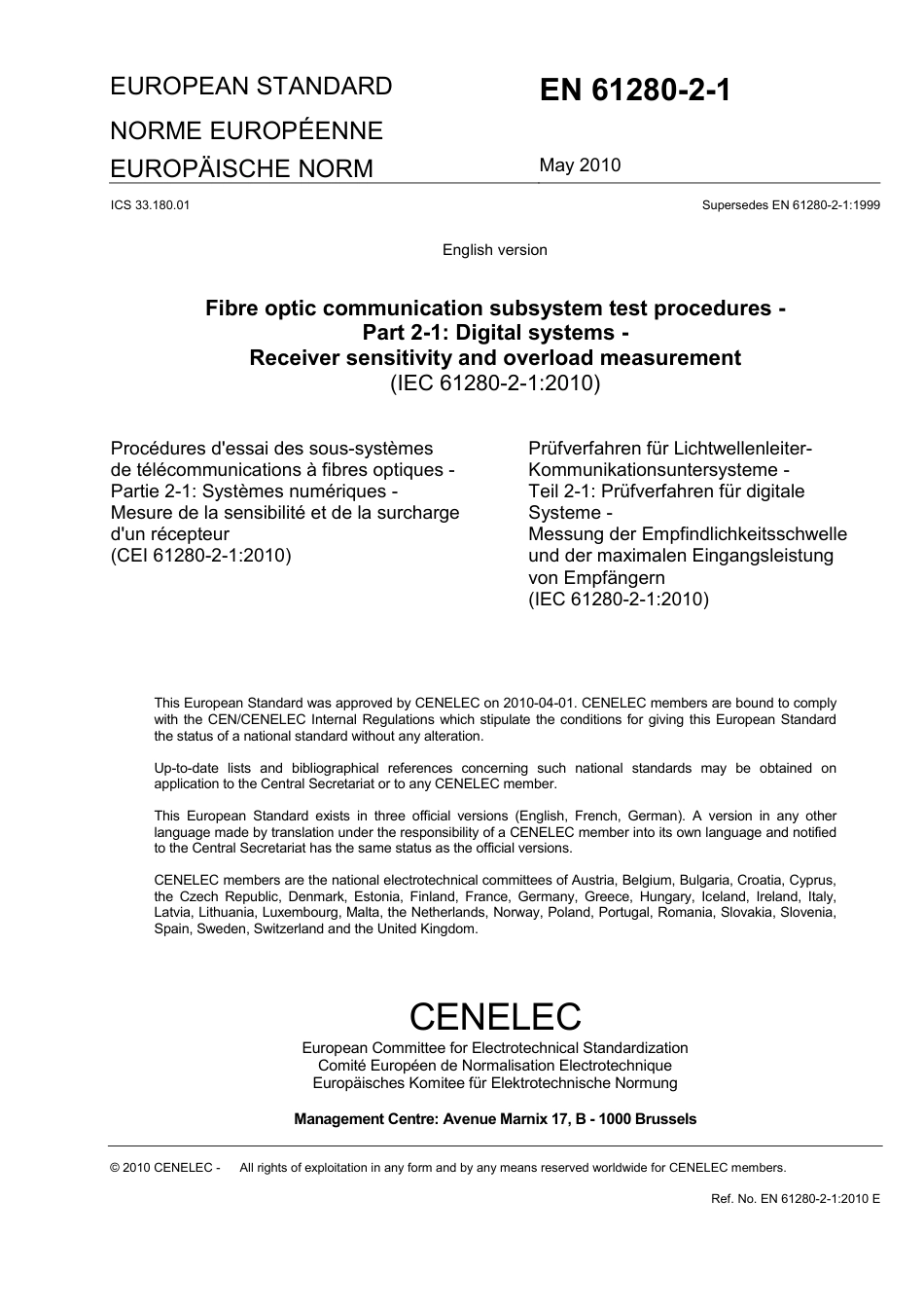 BS EN 61280-2-1-2010.pdf_第3页