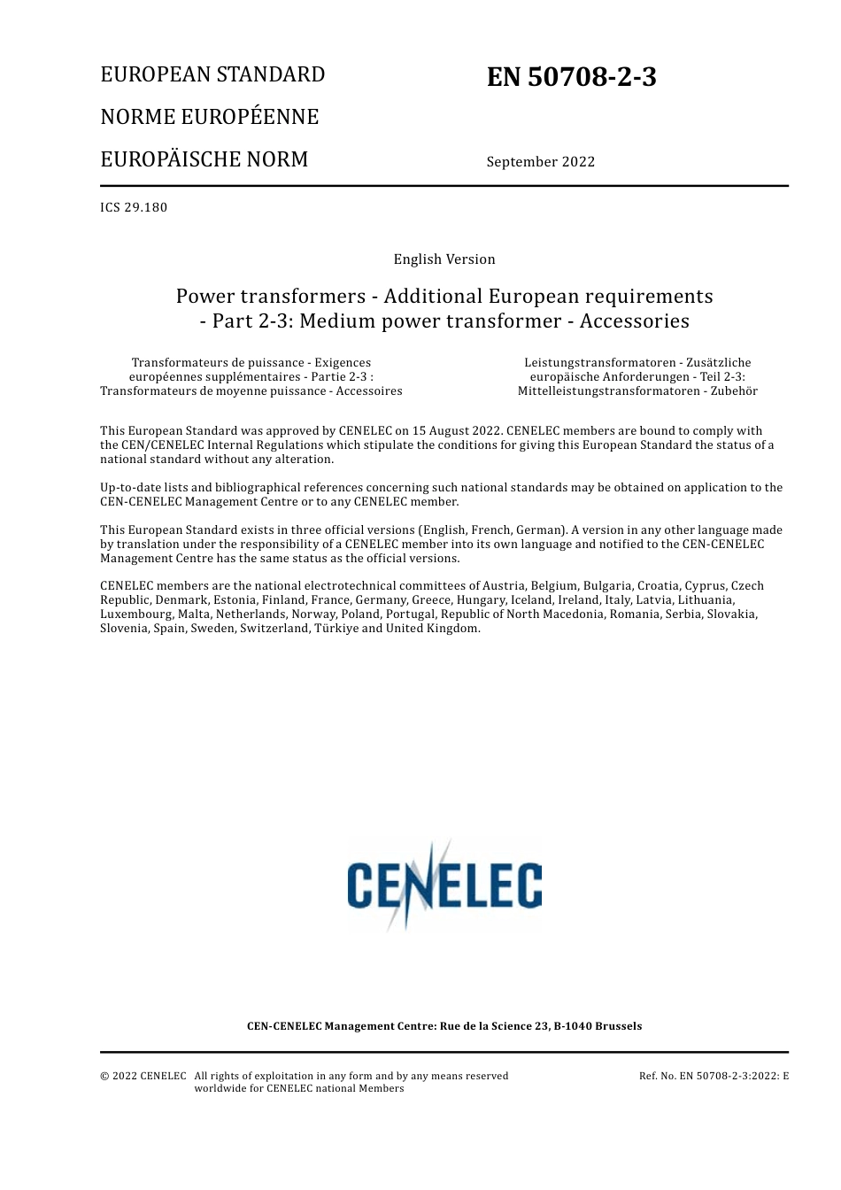 BS EN 50708-2-3-2022.pdf_第3页