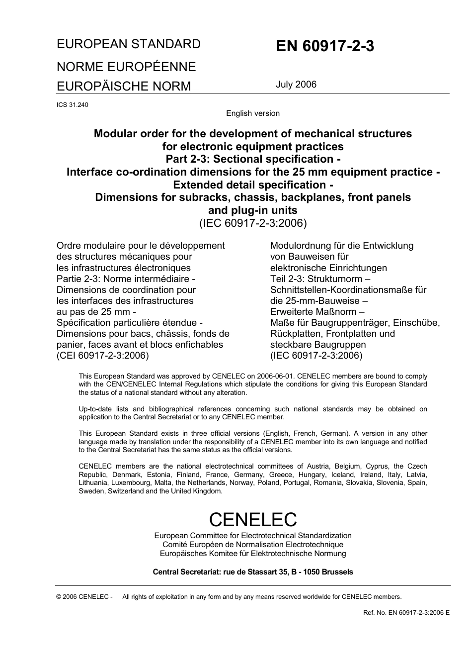 BS EN 60917-2-3-2006.pdf_第3页