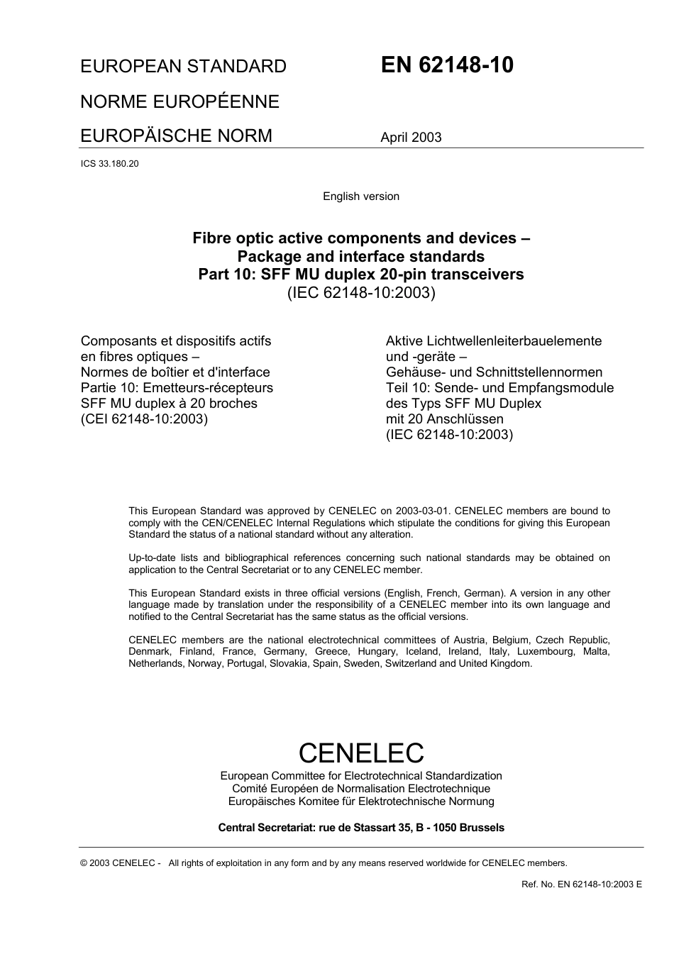 BS EN 62148-10-2003.pdf_第3页