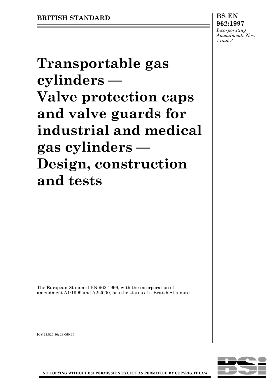 BS EN 00962-1997 (2001).pdf_第1页