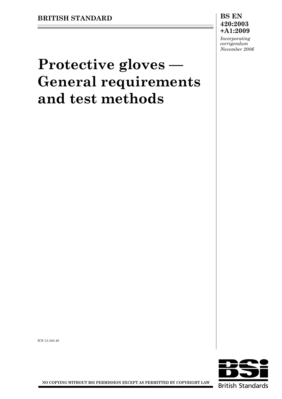 BS EN 00420-2003 + A1-2009.pdf_第1页