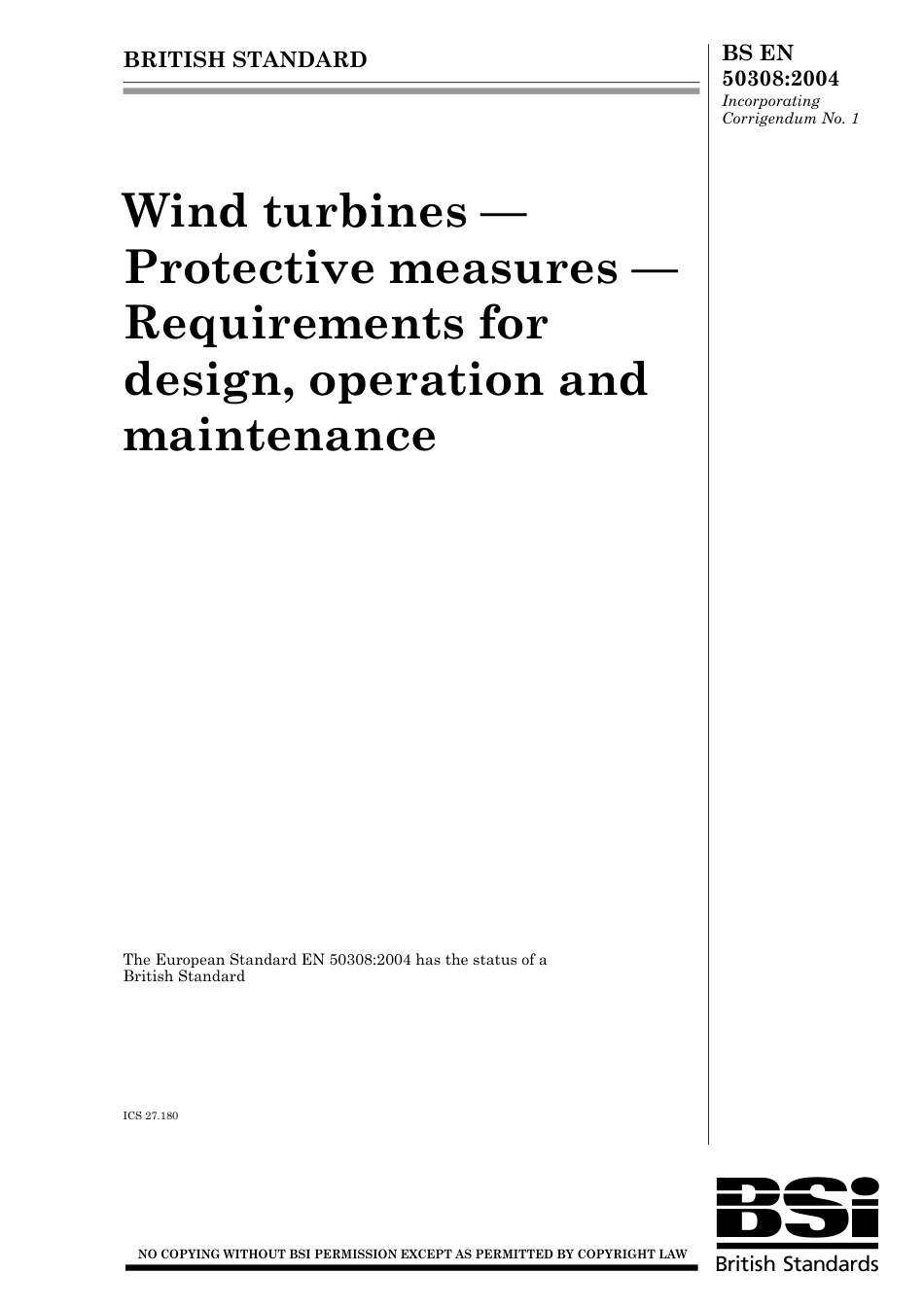 BS EN 50308-2004 (2005).pdf_第1页