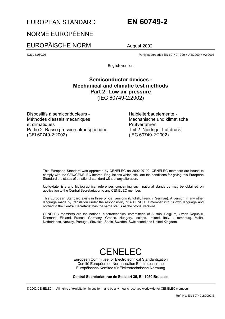 BS EN 60749-2-2002.pdf_第3页