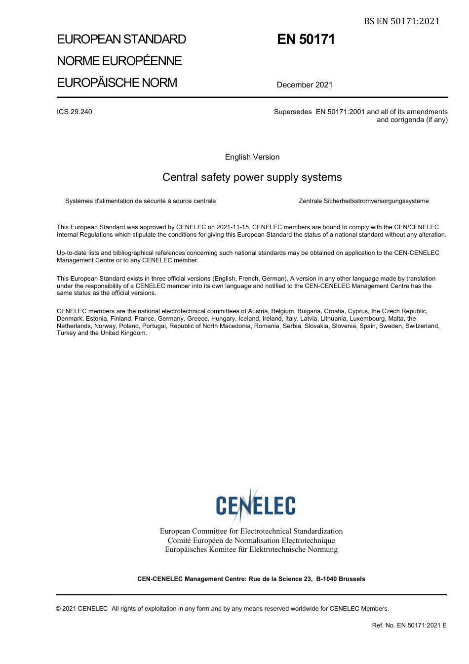 BS EN 50171-2021 (2022).pdf_第3页