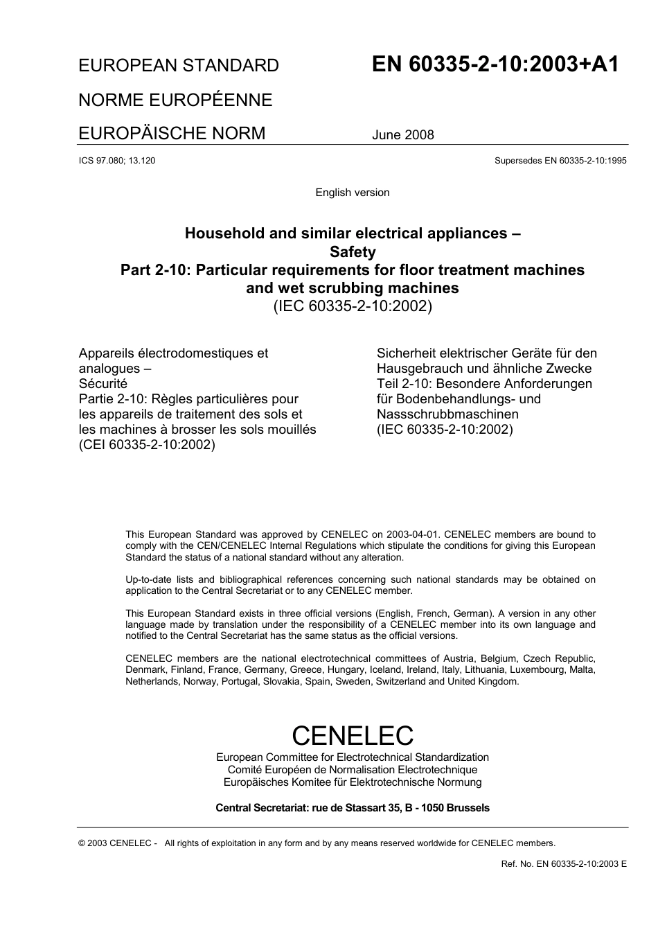 BS EN 60335-2-10-2003 + A1-2008.pdf_第3页