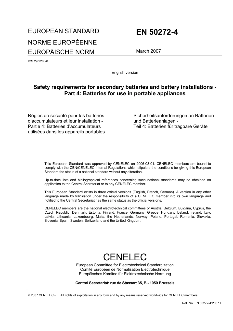 BS EN 50272-4-2007.pdf_第3页