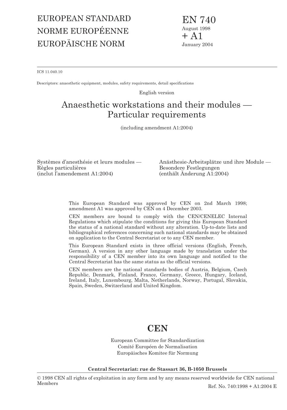 BS EN 00740-1999 (2004).pdf_第3页