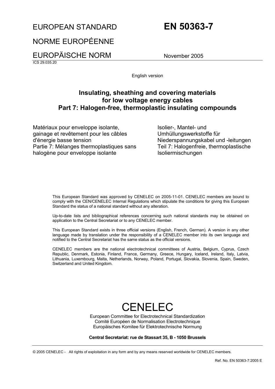 BS EN 50363-7-2005 (2006).pdf_第3页