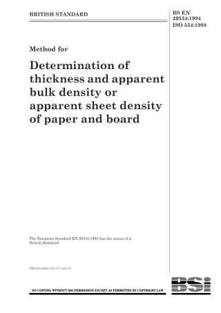 BS EN 20534-1993 (1999) ISO 534-1988.pdf
