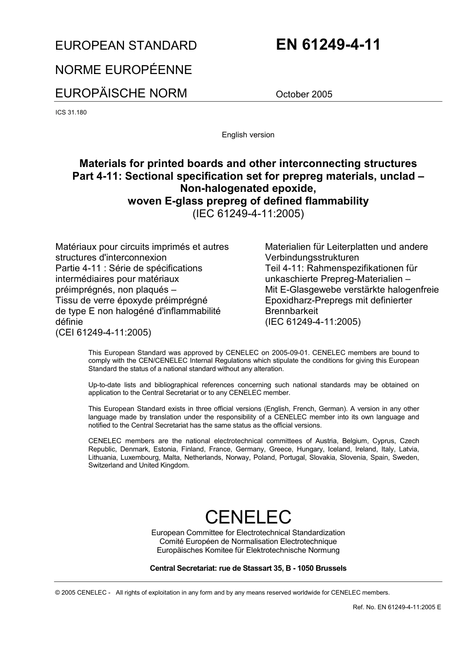 BS EN 61249-4-11-2005.pdf_第3页