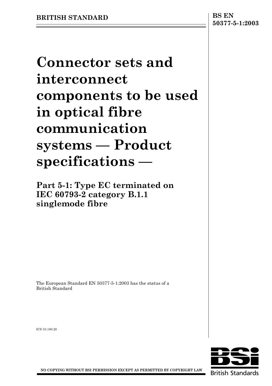 BS EN 50377-5-1-2003.pdf_第1页