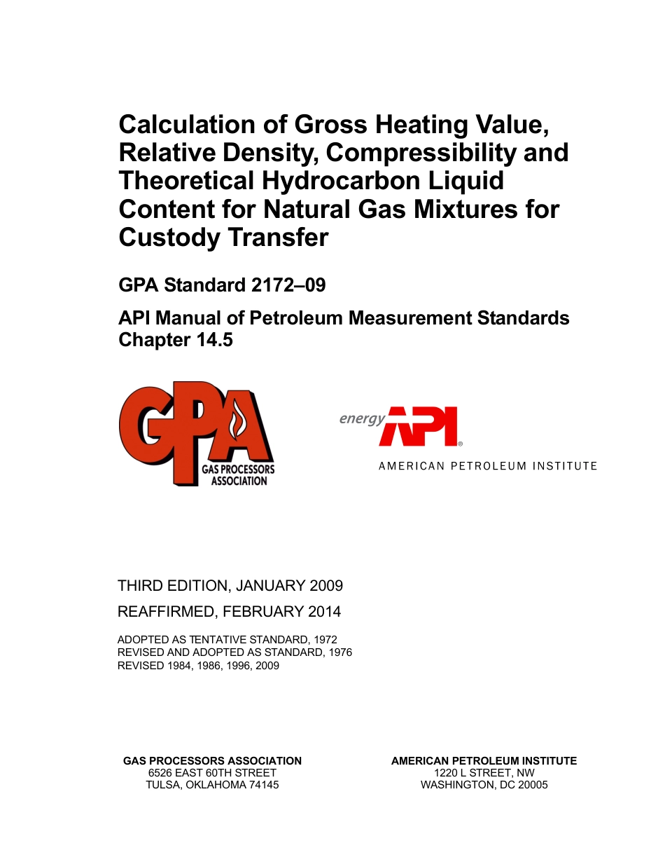 API MPMS 14.5 - R2014 3rd Edition.pdf_第1页